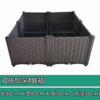 Rectangular plastic flowerpot for growing plants, increased thickness, wholesale