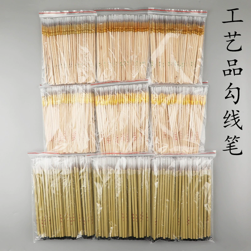 Фабрика оптовой волк крючок ручка большой и средний маленький размер маленький крюк линии живопись промышленная Кисть Клей Трассировка ручка живопись ручка