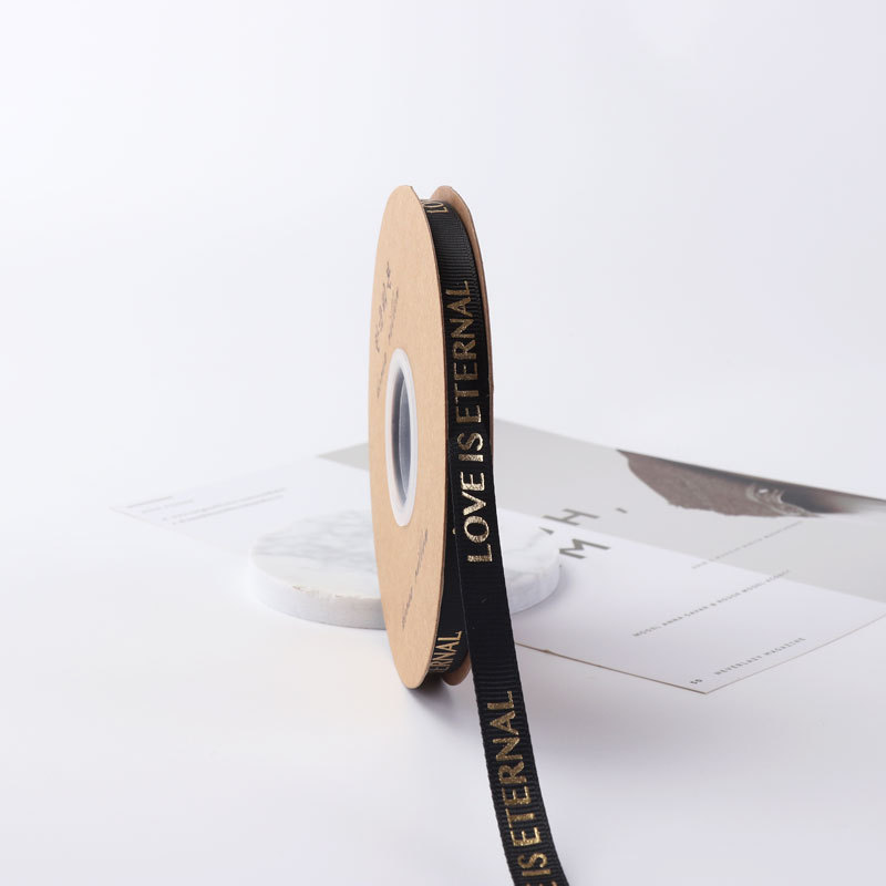 2,5 hilo dorado cinta inglés con flores material de embalaje de regalo DIY ramo cinta tienda de flores suministros al por mayor