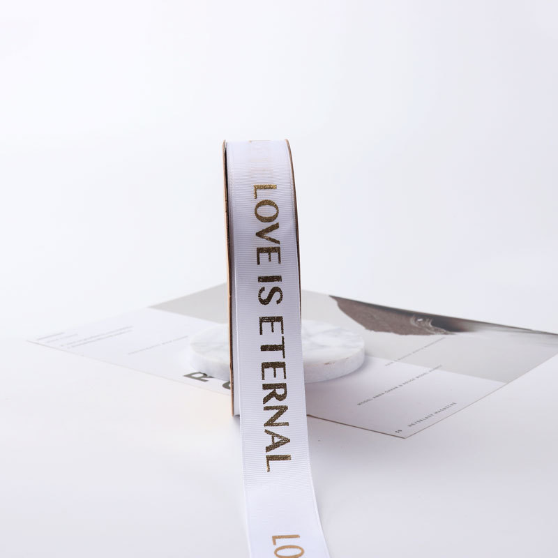 2,5 hilo dorado cinta inglés con flores material de embalaje de regalo DIY ramo cinta tienda de flores suministros al por mayor