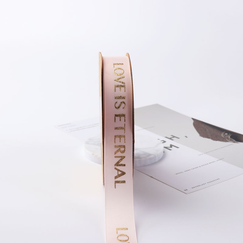 2,5 hilo dorado cinta inglés con flores material de embalaje de regalo DIY ramo cinta tienda de flores suministros al por mayor