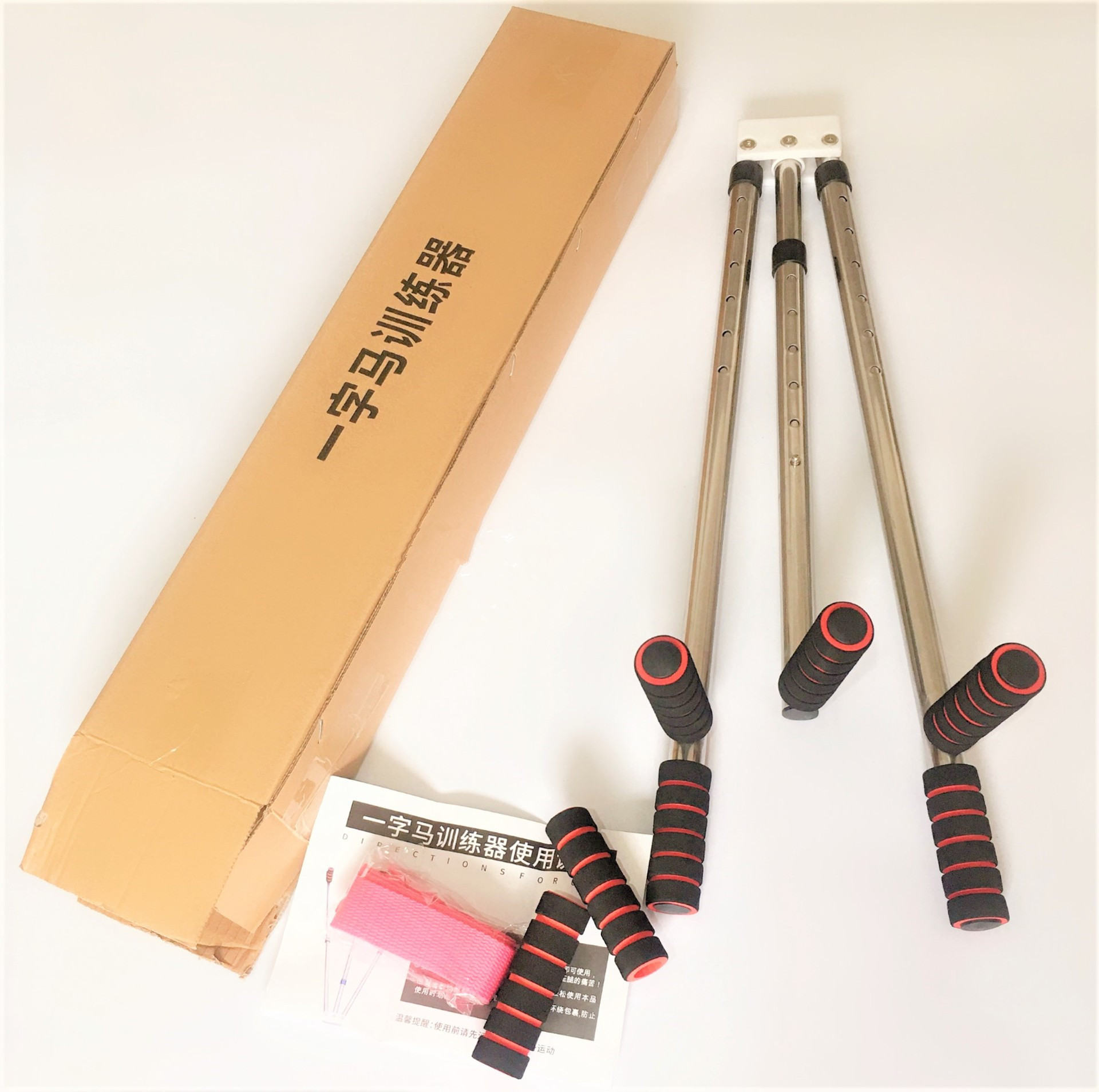 Nuevo retráctil de acero inoxidable de una sola palabra entrenador de caballos al por mayor ligamento ajustable que estira el dispositivo de división ventas directas de fábrica