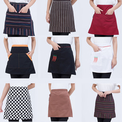 Chef half apron hotel kitchen coffee shop waiter beautiful apron men and women short half apron