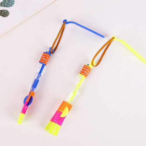 Flash toys, projectile toys, luminous flying arrows, flying mushrooms, blue light, flying fairies, hot sale at street stalls