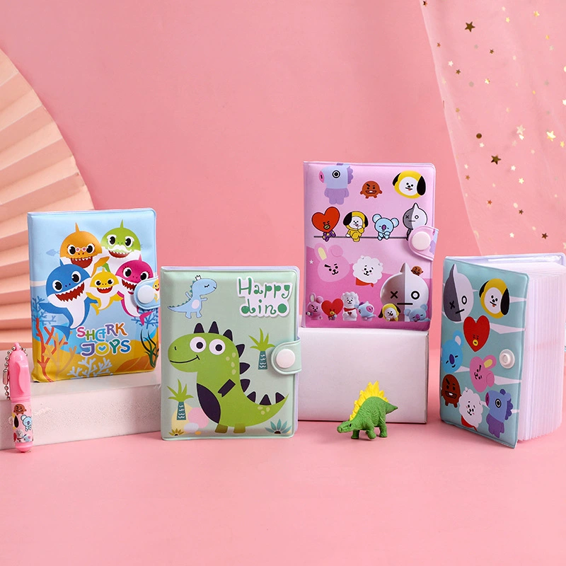 Канцелярский набор (DINO) Cute Mini Laptop Notebook, шариковая ручка и брелок — assorted персонажи