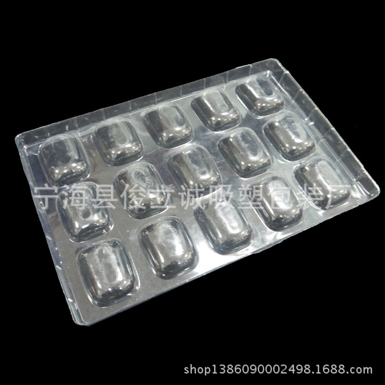 厂家供应吸塑泡壳  PVC吸塑托盘 猕猴桃15只装
