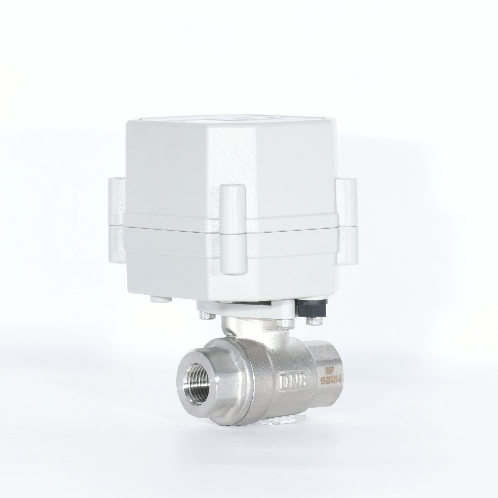 2 минуты атмосферного давления 1/4 миниатюрный из нержавеющей стали Аналоговый сигнал двусторонний электрический клапан управления потоком DN8