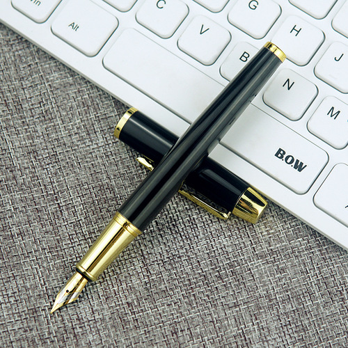 Exquisite metal IM fountain pen, ink pen, calligraphy practice pen for male and female business office students, customized LOGO