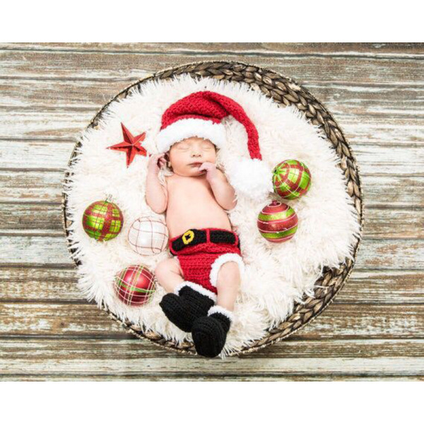 European and American Christmas photography hand-knitted clothes