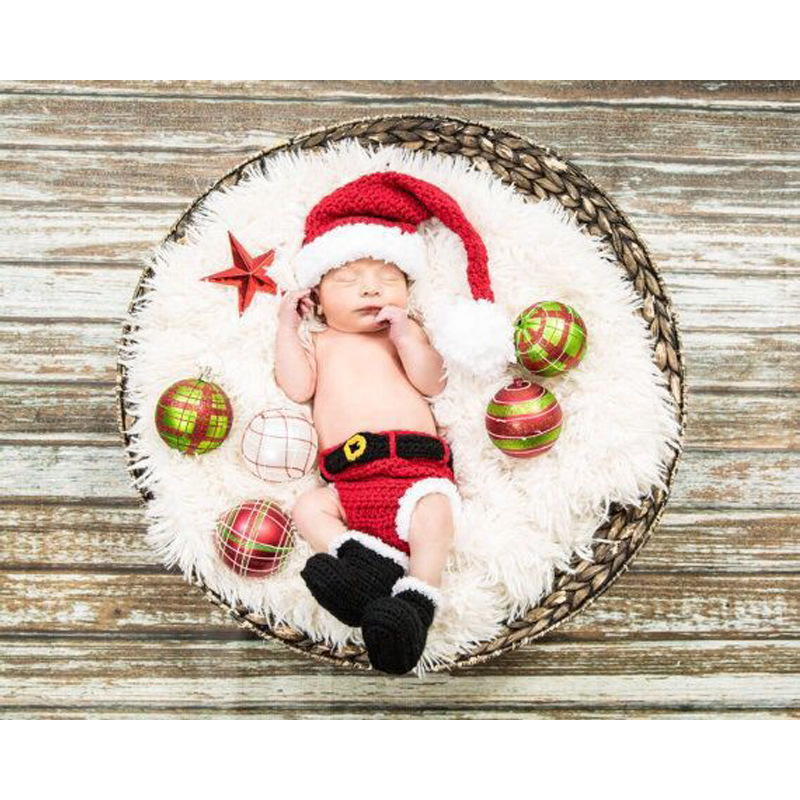 European and American Christmas photography hand-knitted clothes