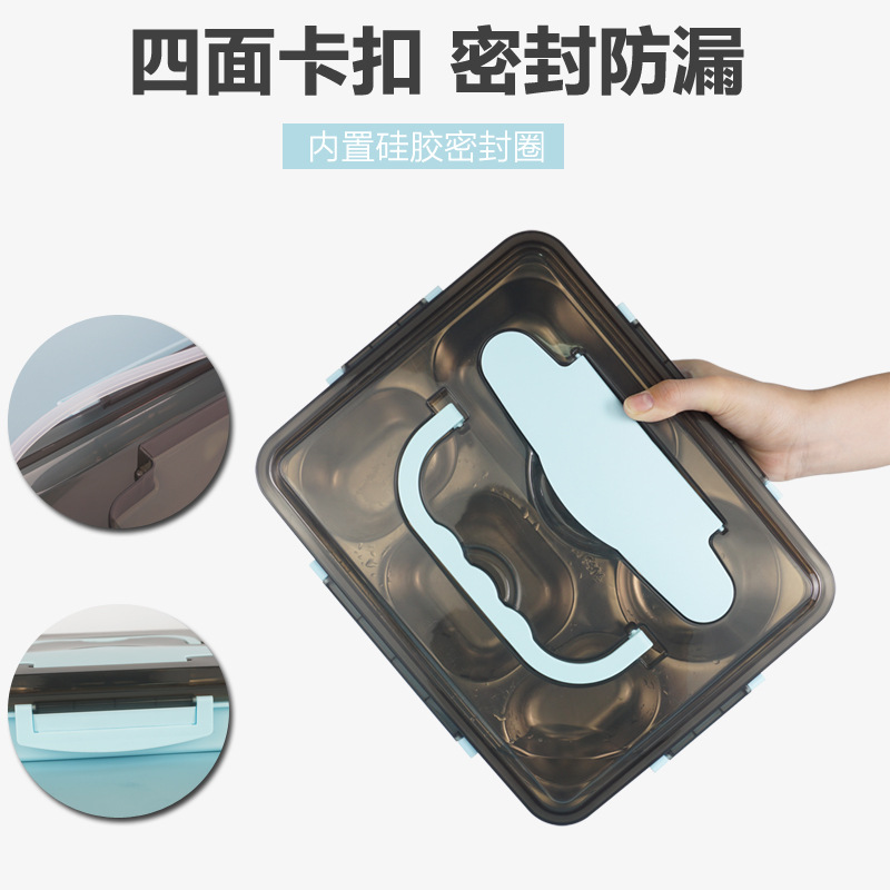 Caja de almuerzo aislada de acero inoxidable 304 caja de almuerzo de compartimiento portátil para estudiantes se puede sellar con caja de almuerzo de vajilla de agua caliente al por mayor