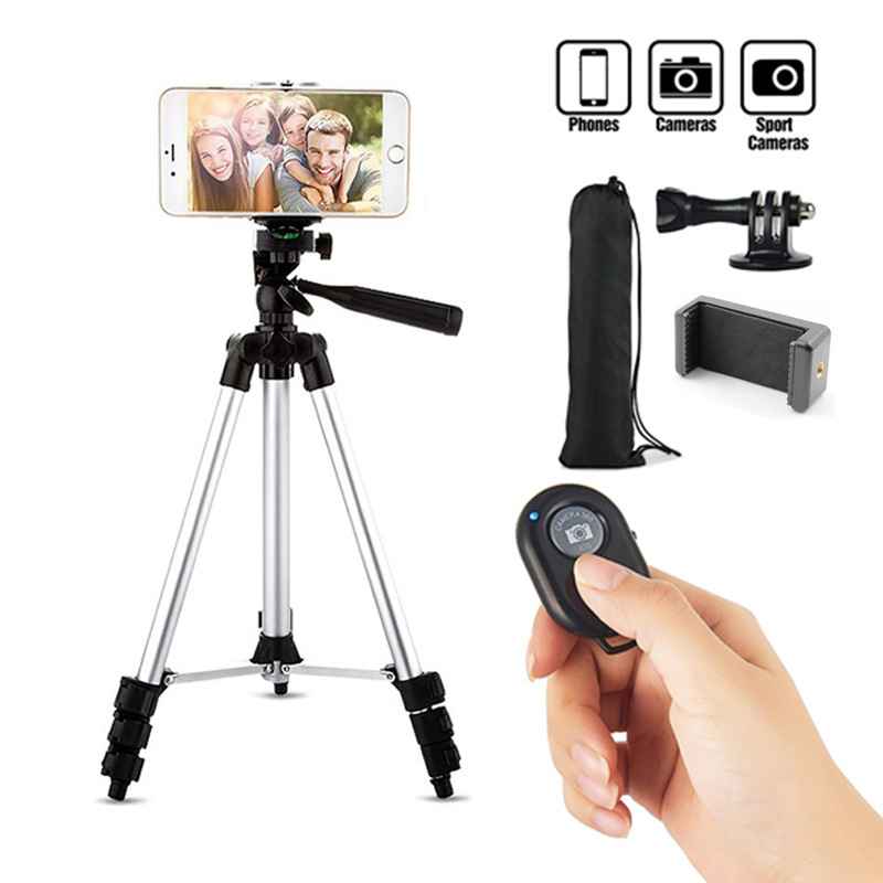 En Stock cámara de tiro soporte de cámara en vivo teléfono móvil trípode soporte universal teléfono móvil 3110 trípode