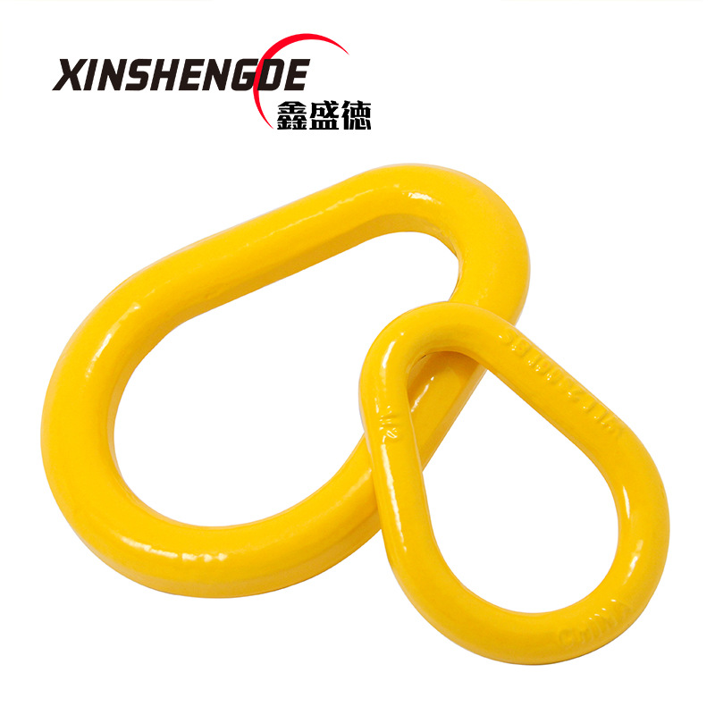 锻造G80梨型环 模锻梨形环 锻造椭圆环 青岛索具厂家各类环