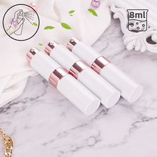 现货供应便携分装瓶批发香水瓶8ml喷雾瓶玻璃内胆旋转伸缩喷头