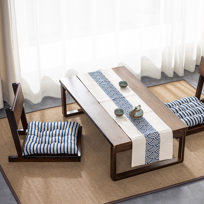 Directo de fábrica japonés tatami perezoso y silla de la habitación balcón Bahía ventana silla madera maciza simple cama respaldo silla image 3