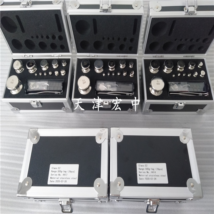 湖北1mg-500g不锈钢钢套装砝码 1毫克-500克校电子秤天平无磁砝码