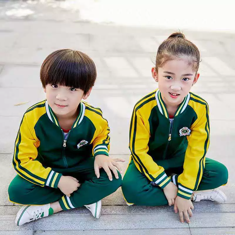 Autumn children's uniform for kindergarten for elementary school students, sports baseball set