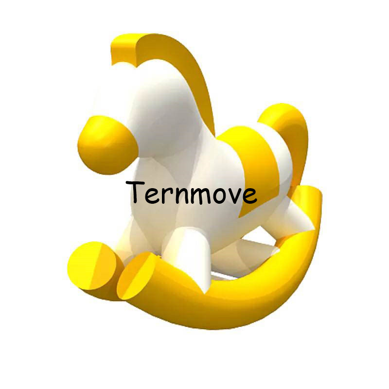 充气摇摇马商场互动网红卡通玩具充气蓝色儿童可爱充气跷跷板模型
