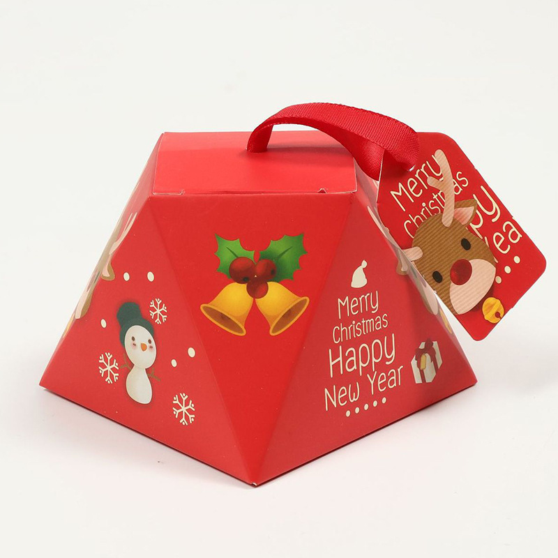 Amazon クリスマス キャンディ包装箱 クリスマスイブ 三角形キャンディボックス カートン ギフトバッグ S932 クリスマスギフトボックス|undefined