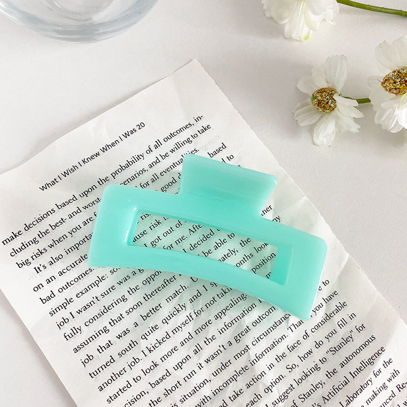 Corea del Sur elegante temperamento baño clip femenino neto rojo superior clip pelo espalda Cabeza clip pelo clip tocado