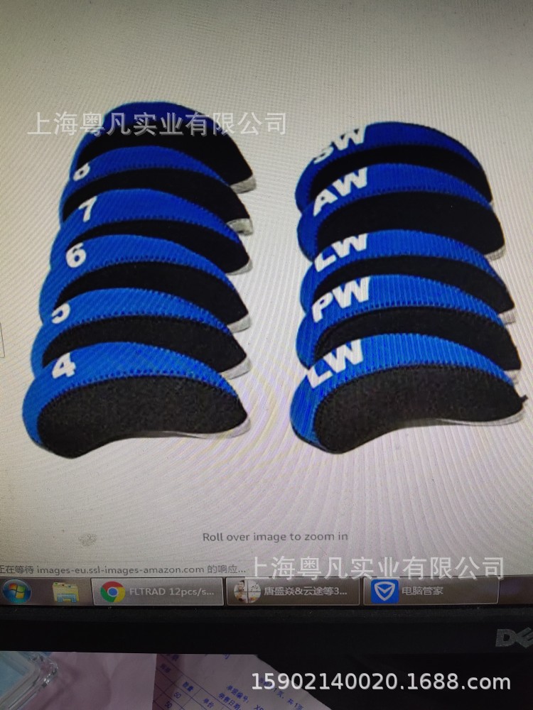 Juego de palos Juego de gorra digital Juego de accesorios de práctica Golfheadcover Juego de hierros Juego de palos de golf con bandera nacional