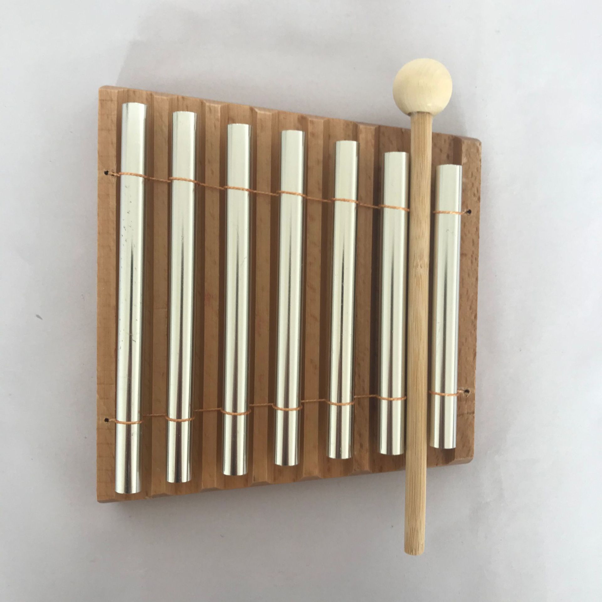 Instrumento de percusión Orff material didáctico educación de la primera infancia Juguetes musicales carillones de viento fonema