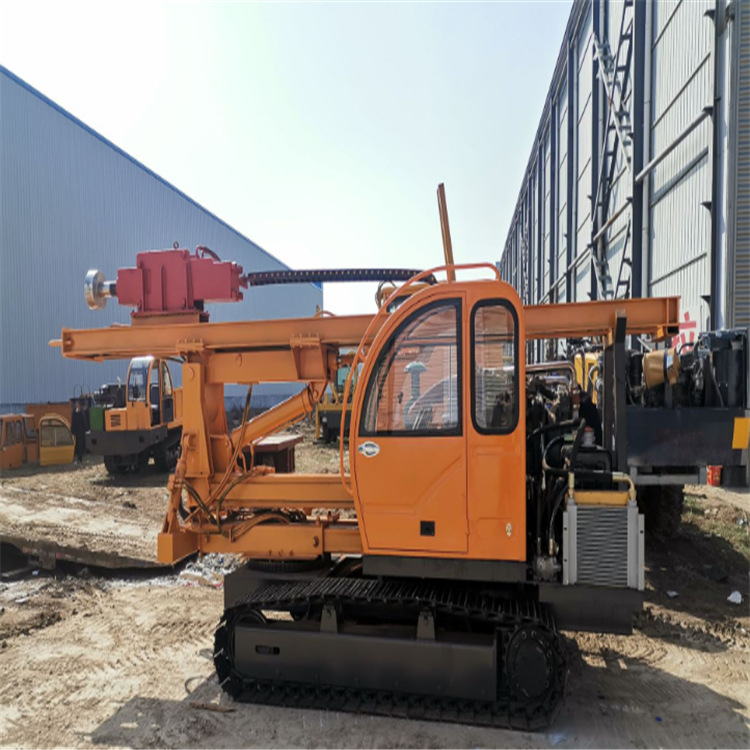 厂家直销液压光伏打桩机 装载液压护栏打拔钻孔一体机 现货供应