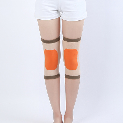 Cashmere is warm for women and men in autumn and winter, thin old cold leg protector, knee joint wool, anti-slip, anti-cold inflammation and sports hidden marks.