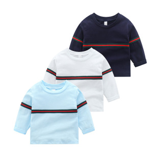 Cotton autumn base body-friendly children's long-sleeve for boys, children's clothing