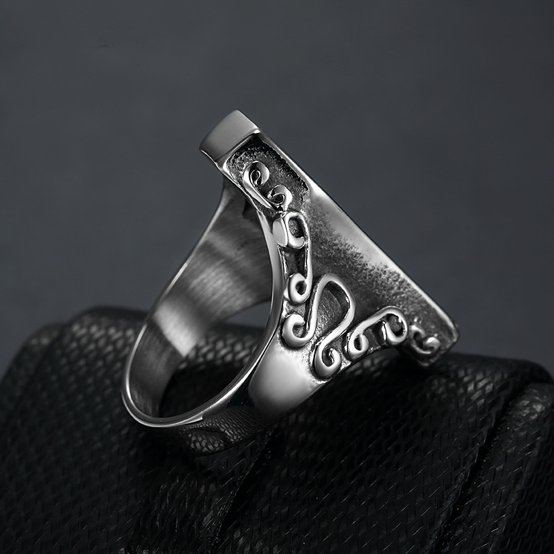Anillo de epoxy del ataúd del zombi de la serie del cráneo del Amazonas para los hombres y las mujeres
