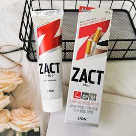 韩国ZACT 烟渍牙膏150g男士 一箱40支 牙膏批发