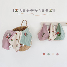 N016儿童内裤批发只一只内裤春季小花女宝纯棉内裤女童全棉短裤