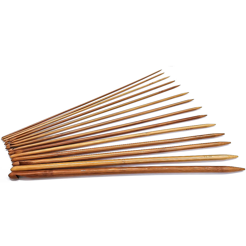 Suéter tejer herramientas Afganistán alargado crochet magia largo 35cm un conjunto de 14 bolsas