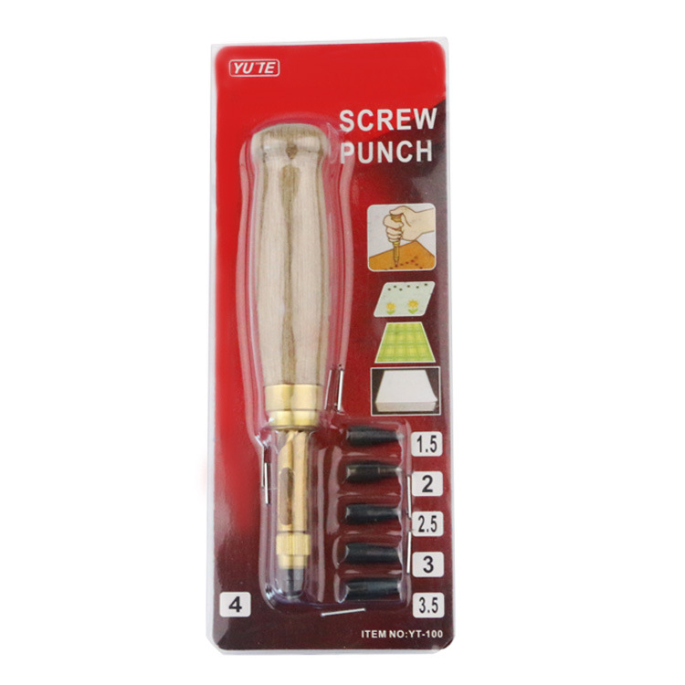 Suministro directo de fábrica automático cinturón Punzón automático reemplazable Punch punzón giratorio punzón de cuero