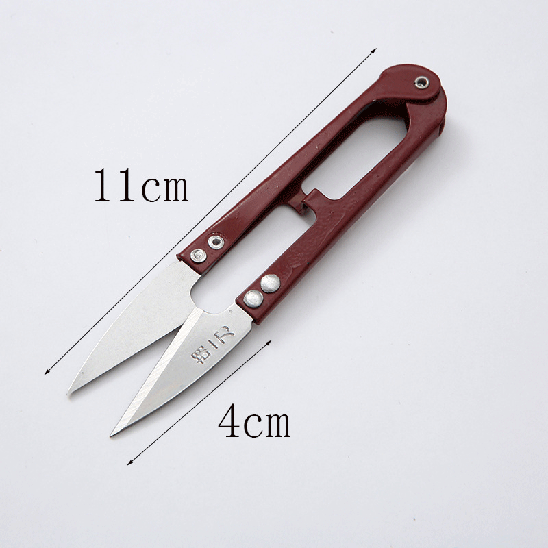 小剪刀剪线头剪刀家用u型小弹簧剪工业裁缝尖剪子迷你纱E18