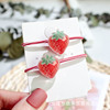 Children's cute fruit strawberry, hair rope, South Korea, new collection