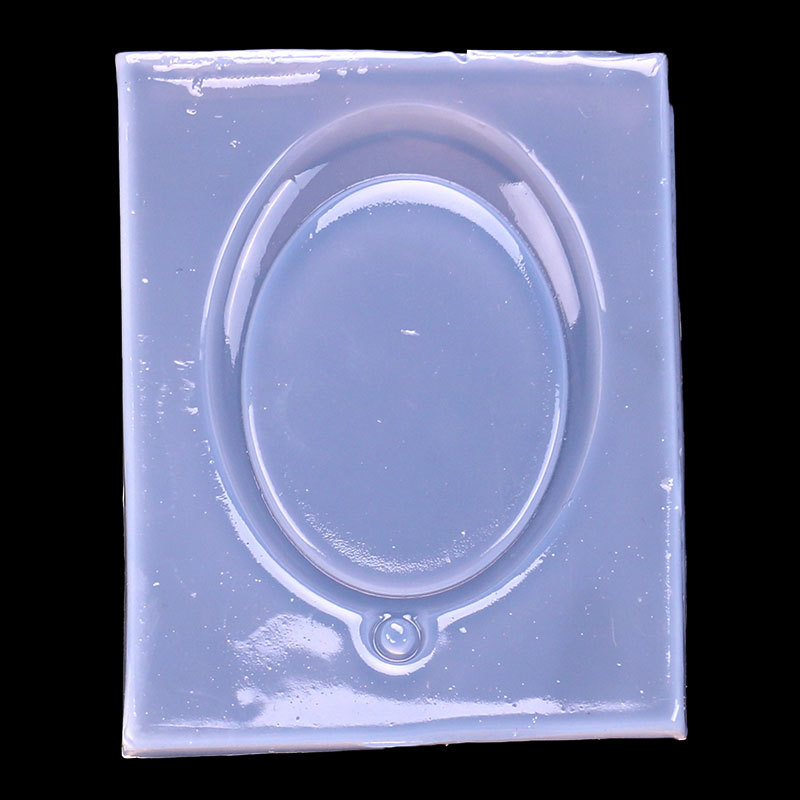Espejo hecho a mano resina de cristal epoxi colgante de silicona molde accesorios de la joyería gema base Decoración Accesorios molde