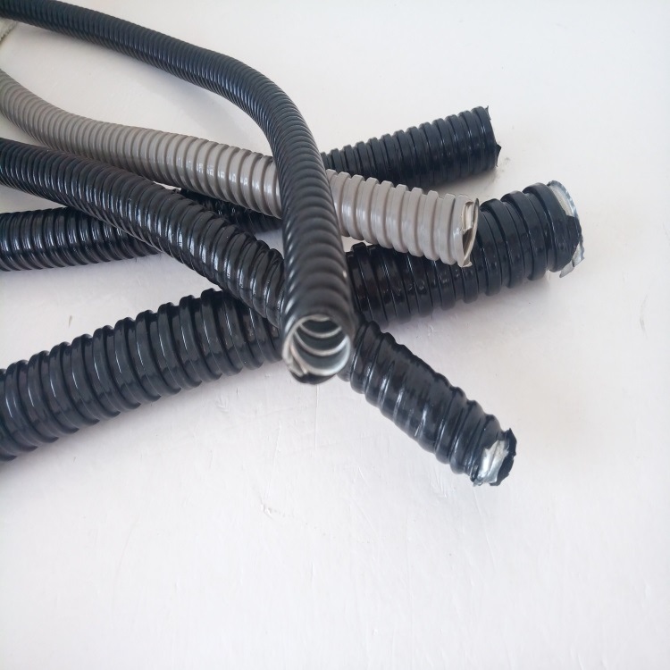 出售PVC包塑单勾金属软管Φ20黑色现货