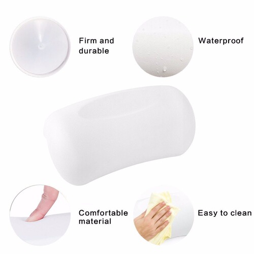 Bathtub pillow, bathtub cushion, bathroom shower head pillow, suction shower head pillow, bathtub pillow, bathtub pillow head
