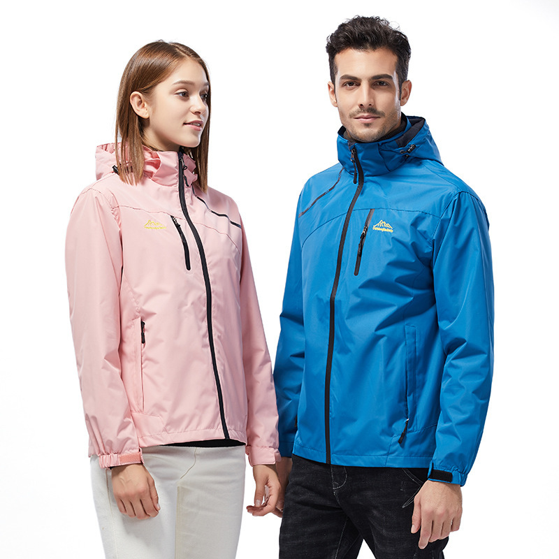 2024 Cross-Border Autumn and Winter Thin Couple's Outdoor Jacket for Young People, Fashionable Outdoor Cycling, Mountaineering, Fishing Jacket for Men