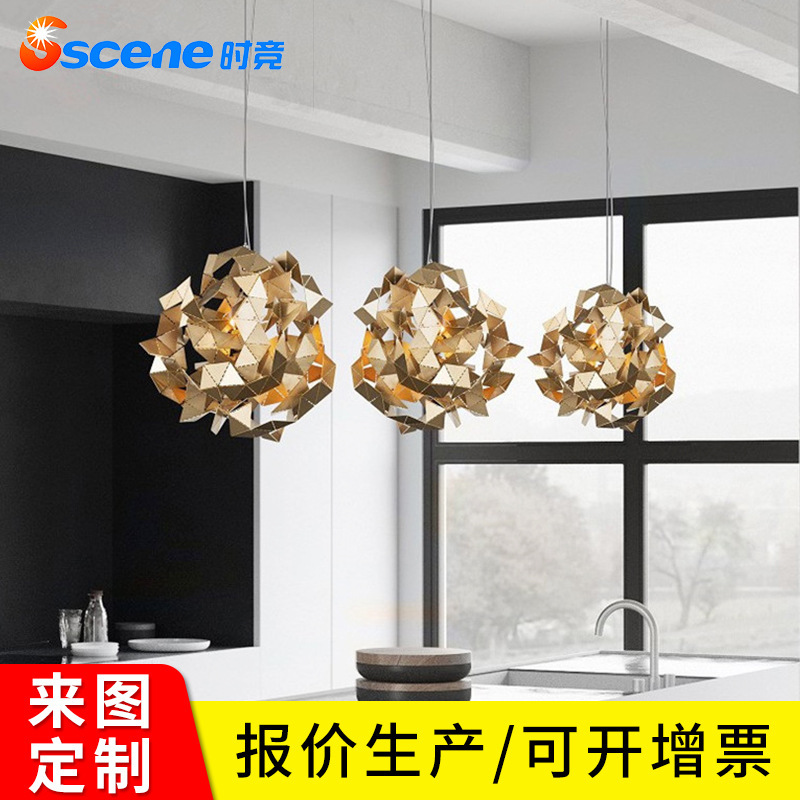 Non-Standard Engineering Cross-Border Stainless Steel New Concept Villa Art Modern Chandelier Clothing Jewelry Designer Lighting Fixtures