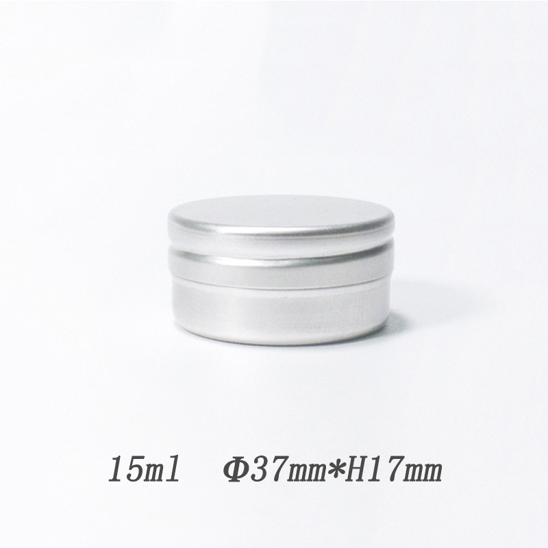 15ml铝盒 37*17mm食品糖果盒喜糖盒 饰品茶叶霜膏香膏盒铝盒供应
