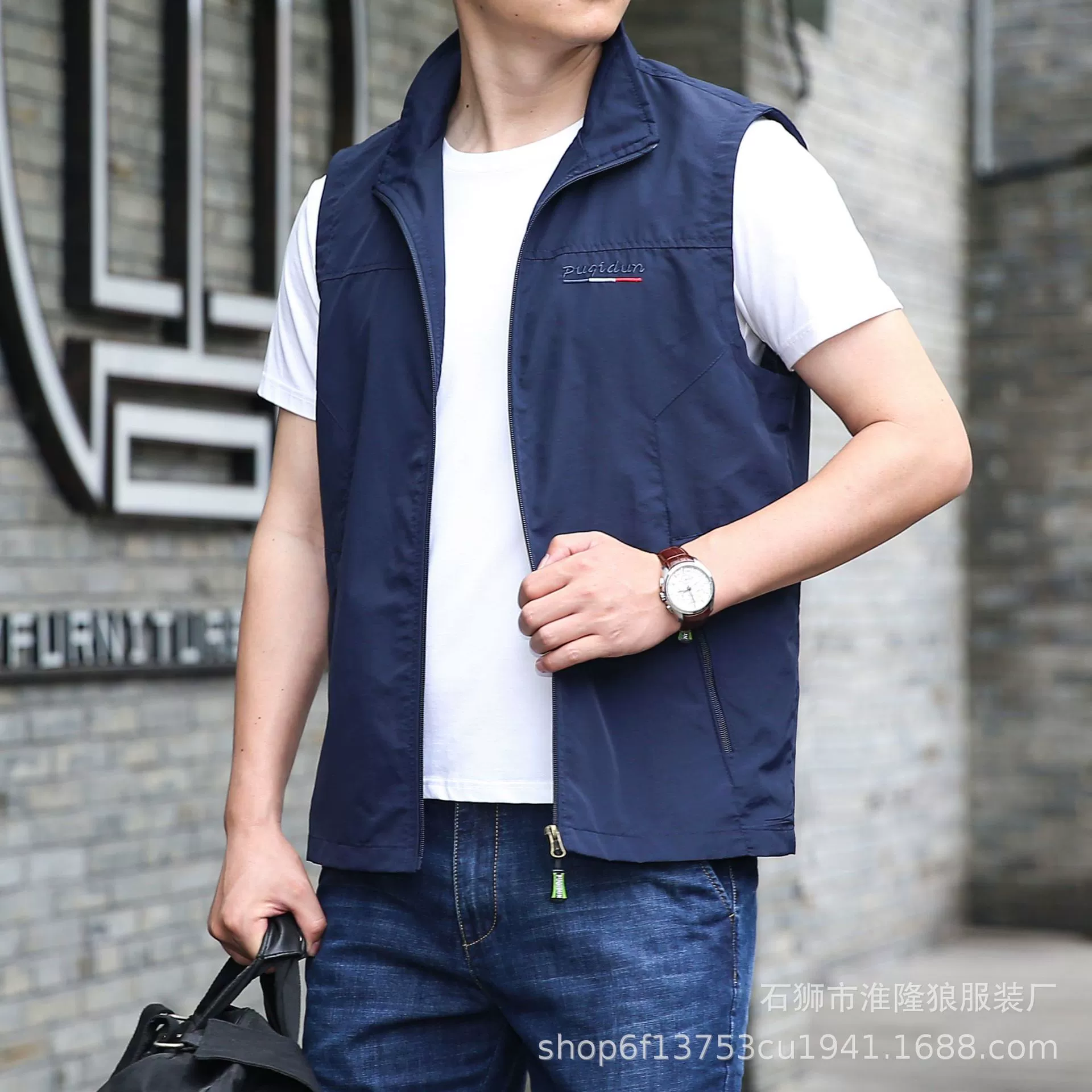 Жилет мужской осенний Новый уличный жилет для рыбалки среднего возраста, жилет больших размеров, спортивный жилет для отдыха, жилет