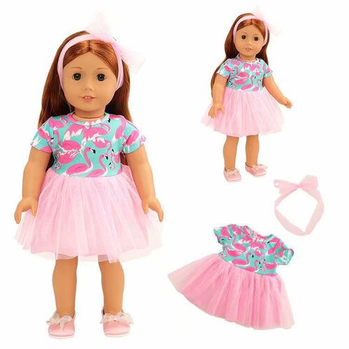 18-inch American toy doll clothes set cute dress swimsuit fashion for children 48 cm tall