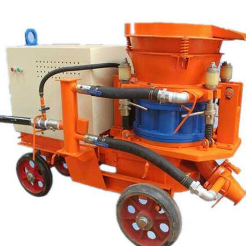 Прямые поставки с фабрики инженерных строительных распылителей для горнодобывающей промышленности, поддержка бокового наклона, взрывозащищенная машина для распыления бетона, сухой распылитель PZ-6