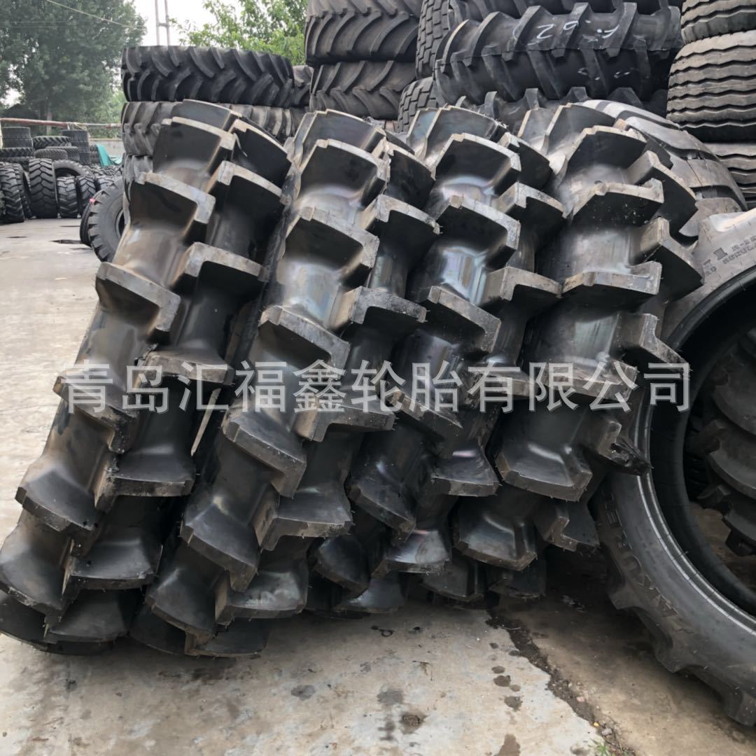 供应大马力水田高花轮胎13.6-38 PR-1拖拉机农用轮胎配内胎