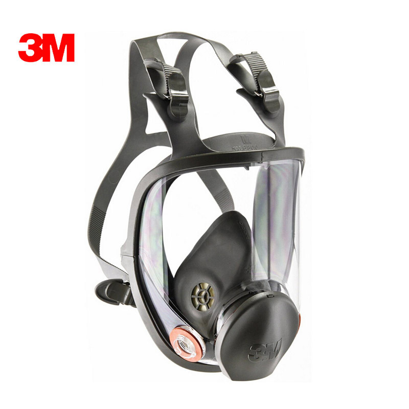 3M6800 + 6002 máscara de gas pintura en aerosol ácido cloruro de hidrógeno máscara de gas máscara protectora máscara completa