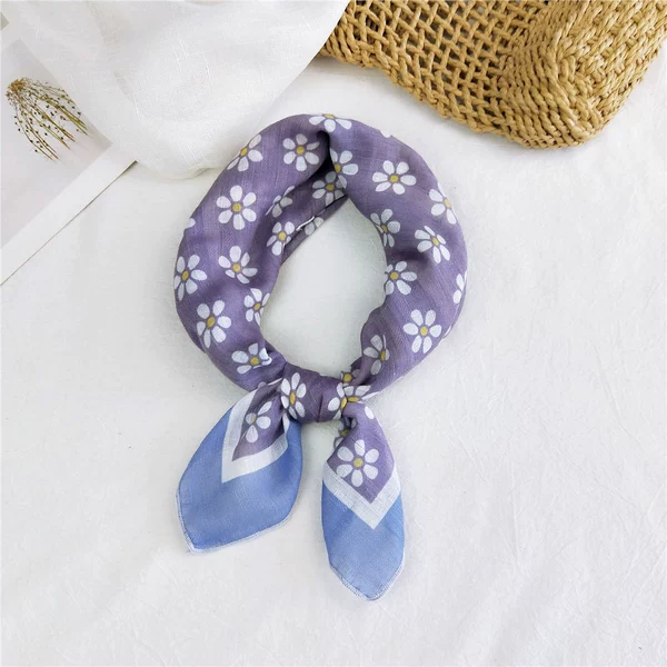 16 cotton six -petal flower purple