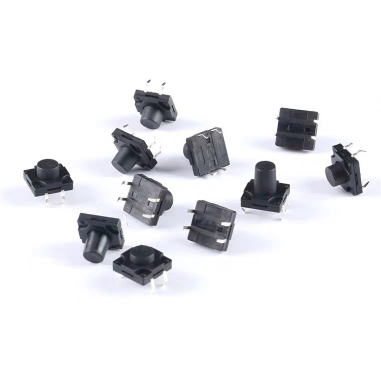 轻触开关直插4脚立式 12*12*4.3/5/6/7/8/9/10MM防水防尘按键开关