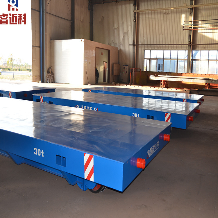 冲压机床卷材转运台车 物料运输电缆卷筒供电轨道平板车